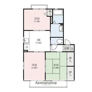 プリムローズ【2階】の間取り