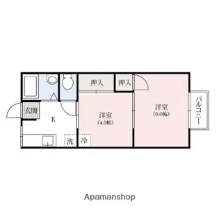 藤ハイツ【1階】の間取り