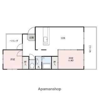 マンションアルス【2階】の間取り