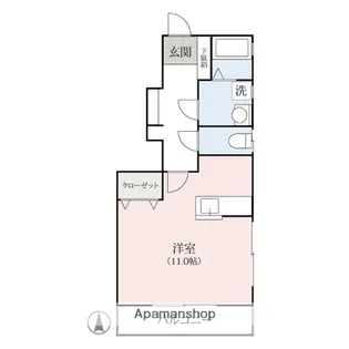 ヴィラコートK&N【1階】の間取り