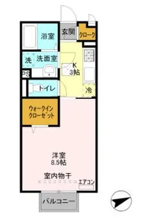 グレーシア【1階】の間取り