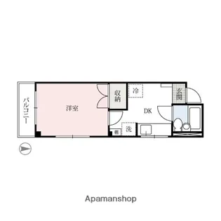 ホワイトハウス【4階】の間取り
