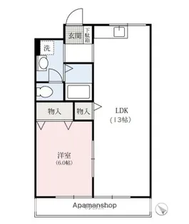 アメージングエステートB【2階】の間取り