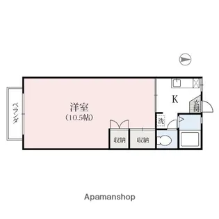 メゾン・ド・マリーナ【2階】の間取り