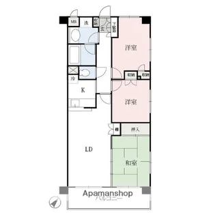 エトワール高崎常盤町【3階】の間取り