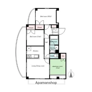 C3マンション【4階】の間取り