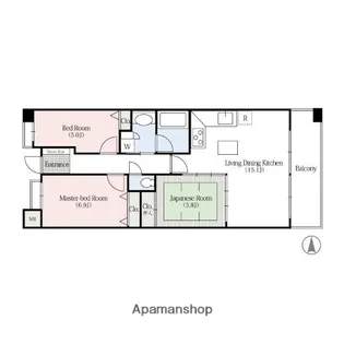 アパガーデンズ高崎駅前【8階】の間取り