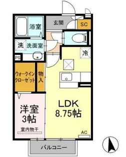 ダイアリー【1階】の間取り