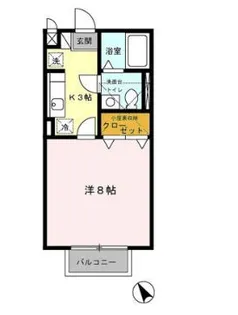 メゾン・アヴァンセ【203号室】の間取り