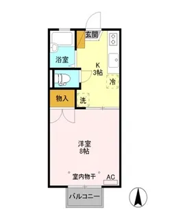 タカダハイツ【1階】の間取り