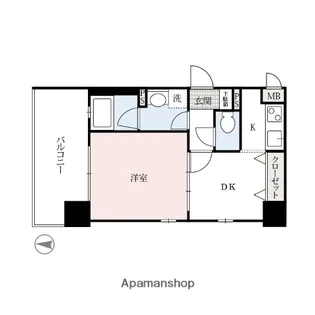アーバンポイント高崎【2階】の間取り