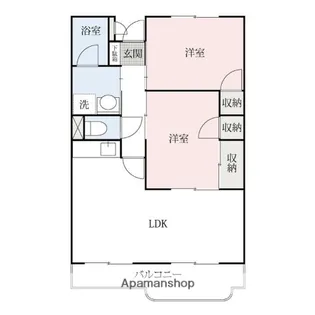 レナジア筑縄【1階】の間取り