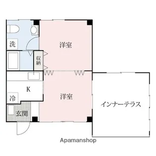 ゴールドクレイ北高崎【1階】の間取り