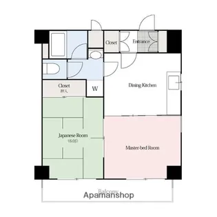 エトワール高砂【2階】の間取り