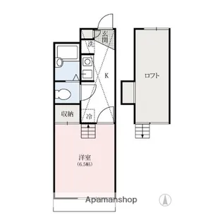 KLEIN HAUS【1階】の間取り