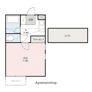 シティーハイツハーブ【2階】の間取り