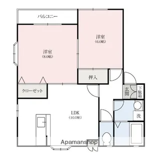 アーバンコート【2階】の間取り