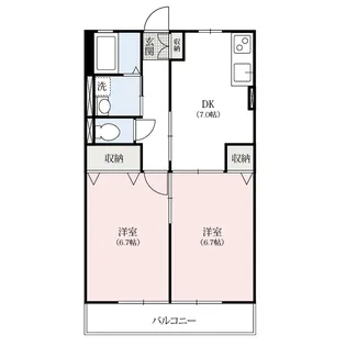 パークサイド【2階】の間取り