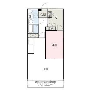 ホーユウパレス高崎南【5階】の間取り