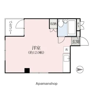 ビレッヂ香【202号室】の間取り