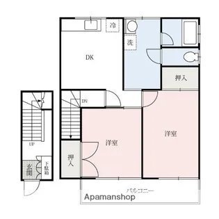 コーラルハイム【2階】の間取り