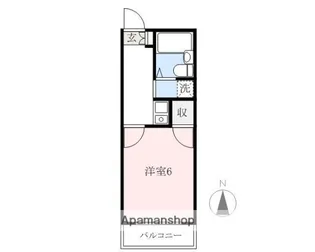シティハウス藤岡B棟【2階】の間取り