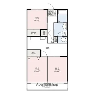 リエス上和田【4階】の間取り