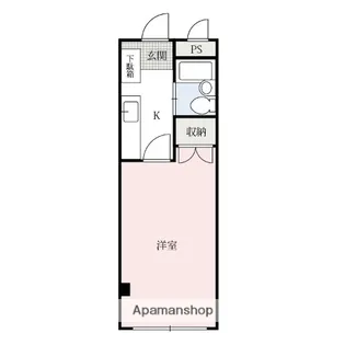 シャルマン請地【4階】の間取り