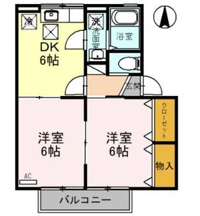 御料所ガーデン H【1階】の間取り