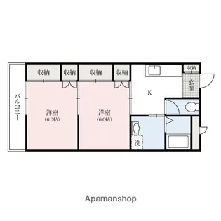 メゾンセンチュリーⅡ【3階】の間取り