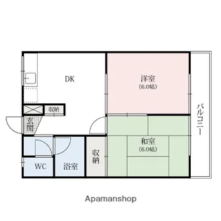 エステートピアN【2階】の間取り