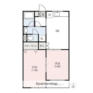 ソシアル87【3階】の間取り