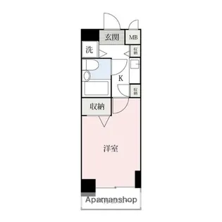 鞘町シティハウス【3階】の間取り