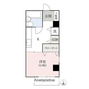 やまざきビル【401号室】の間取り