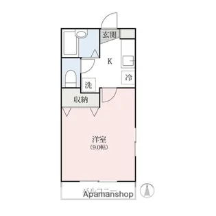 フラン・ダースA棟【1階】の間取り