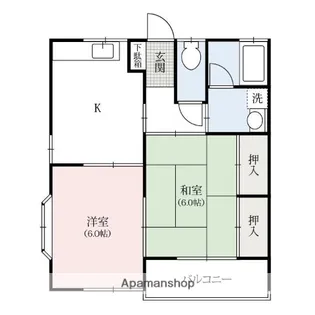 ヴィレッジ後閑【2階】の間取り