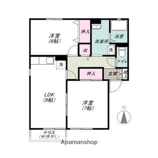 アリエーテ【1階】の間取り