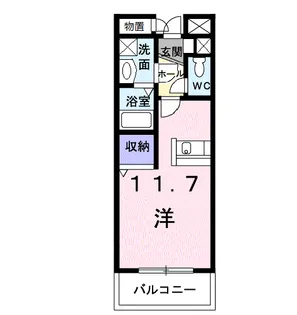 カーサ・セレーノ【3階】の間取り