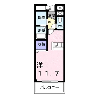 カーサ・セレーノ【1階】の間取り