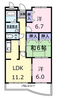 ピュアー双葉【3階】の間取り