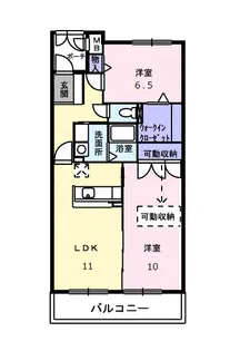 GRAND LEAGA【3階】の間取り