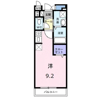 グロウステイト E【1階】の間取り