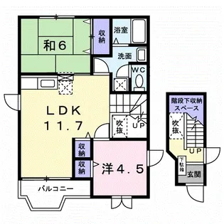 メルベーユ【2階】の間取り