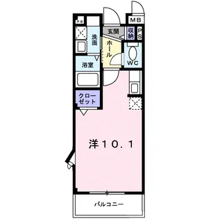 ナカイパレス PARTⅡ【2階】の間取り