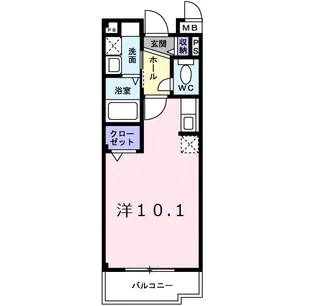 ナカイパレス PARTⅡ【2階】の間取り