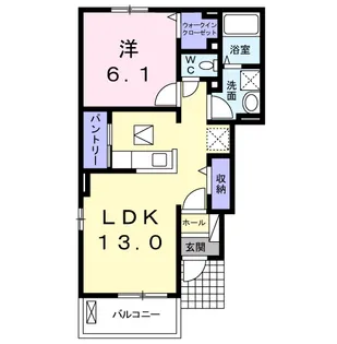 レスポワール【1階】の間取り