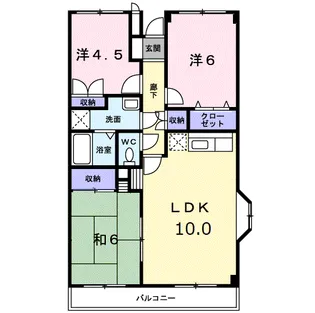 ルミエール【1階】の間取り