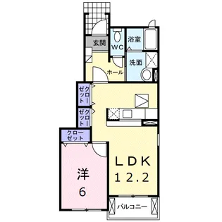 プロムナードⅡ【1階】の間取り
