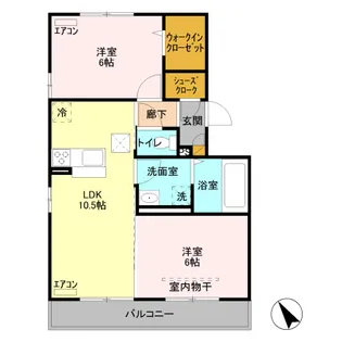 ケント A【3階】の間取り