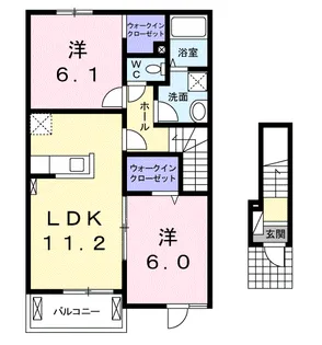 HAYABUSA【2階】の間取り